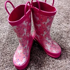 London Fog Unicorn Rain Boots